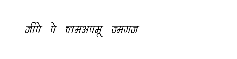Preview of DevLys 340 Italic