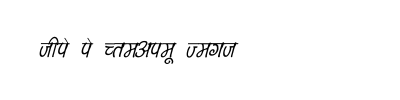 font preview of Maya Italic