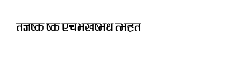 font preview of vikash Regular